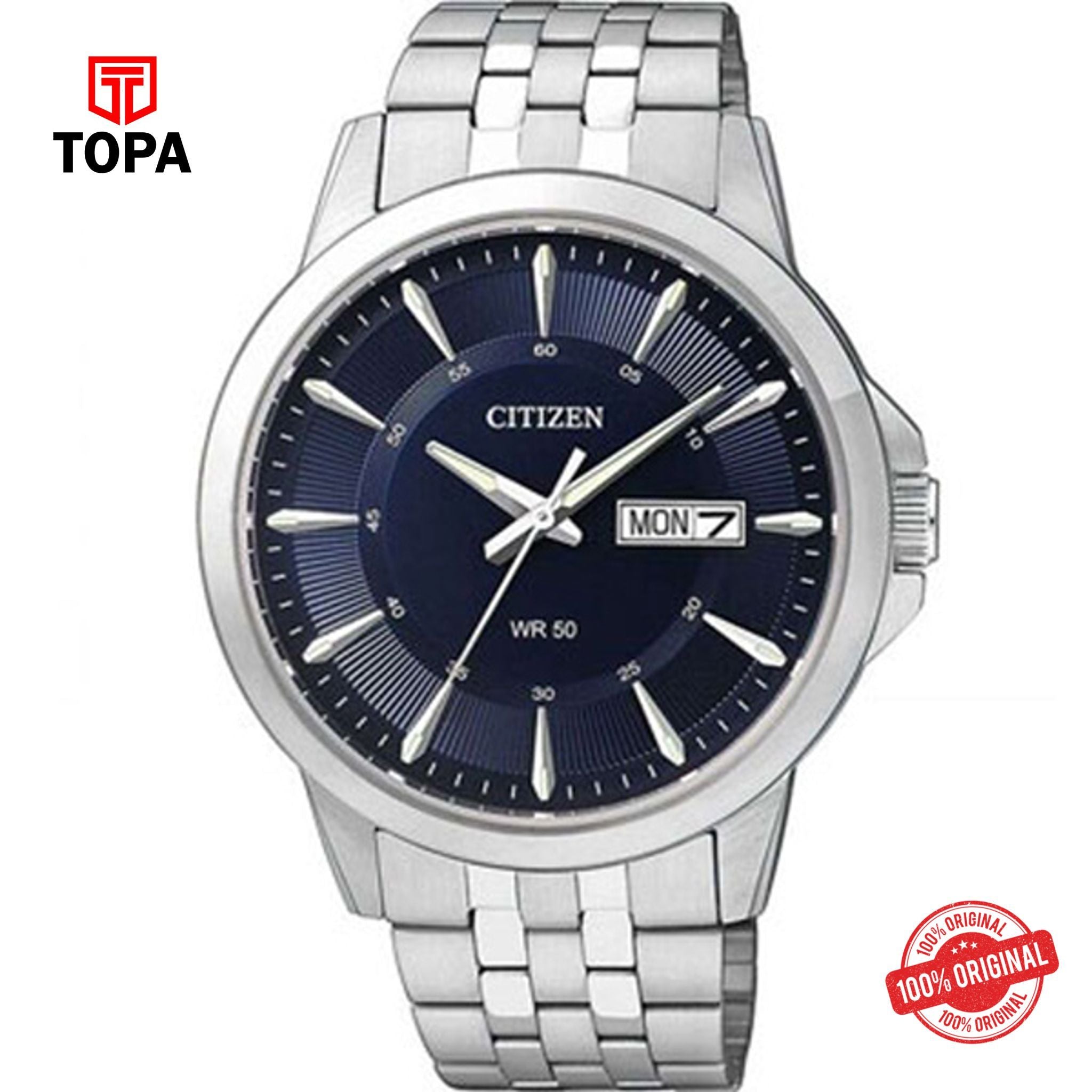 Topa Citizen-BF2011-51L-Metal-Band-Mens-Watch - Product Image 1