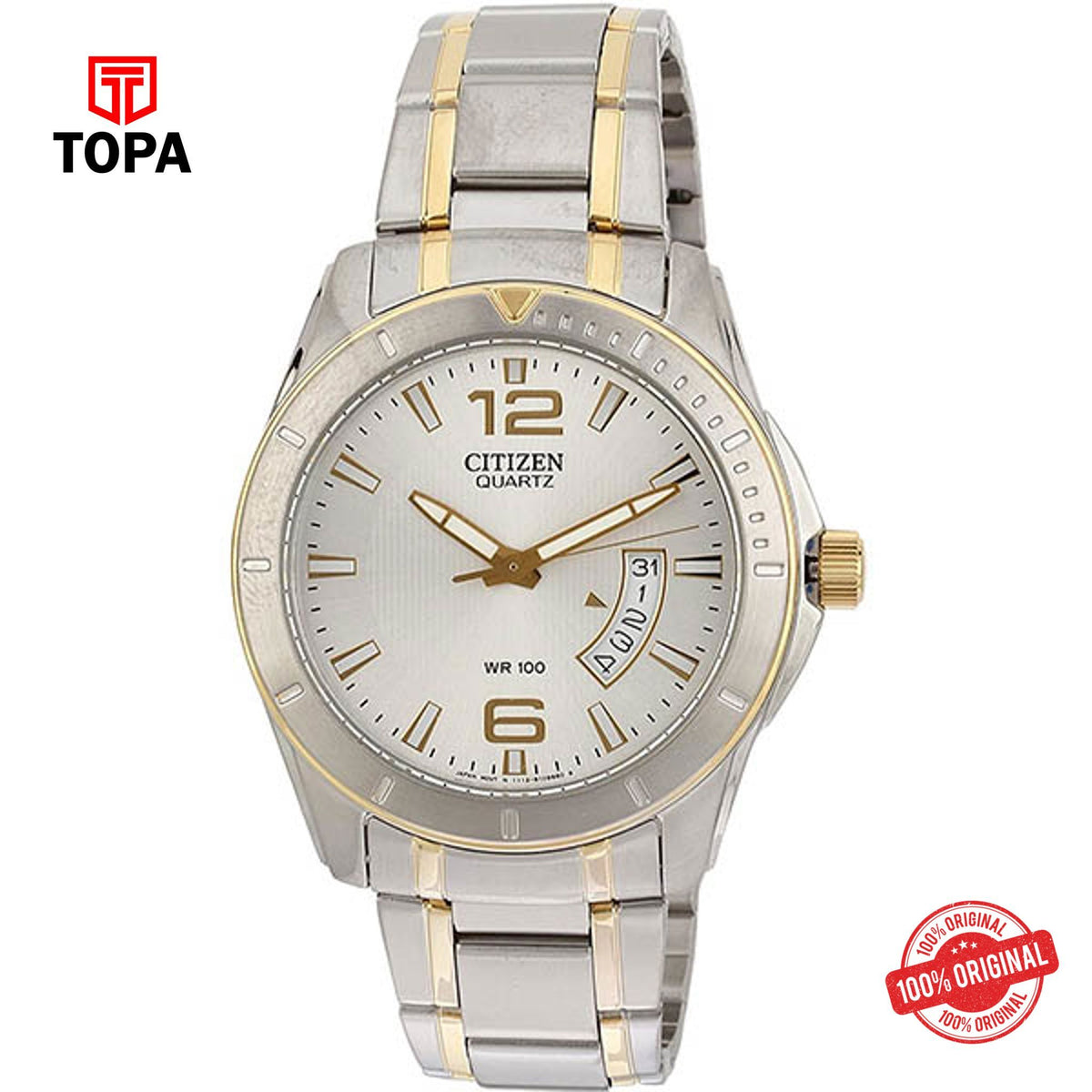 Topa Citizen-BI0974-52A-Metal-Band-Mens-Watch - Product Image 1