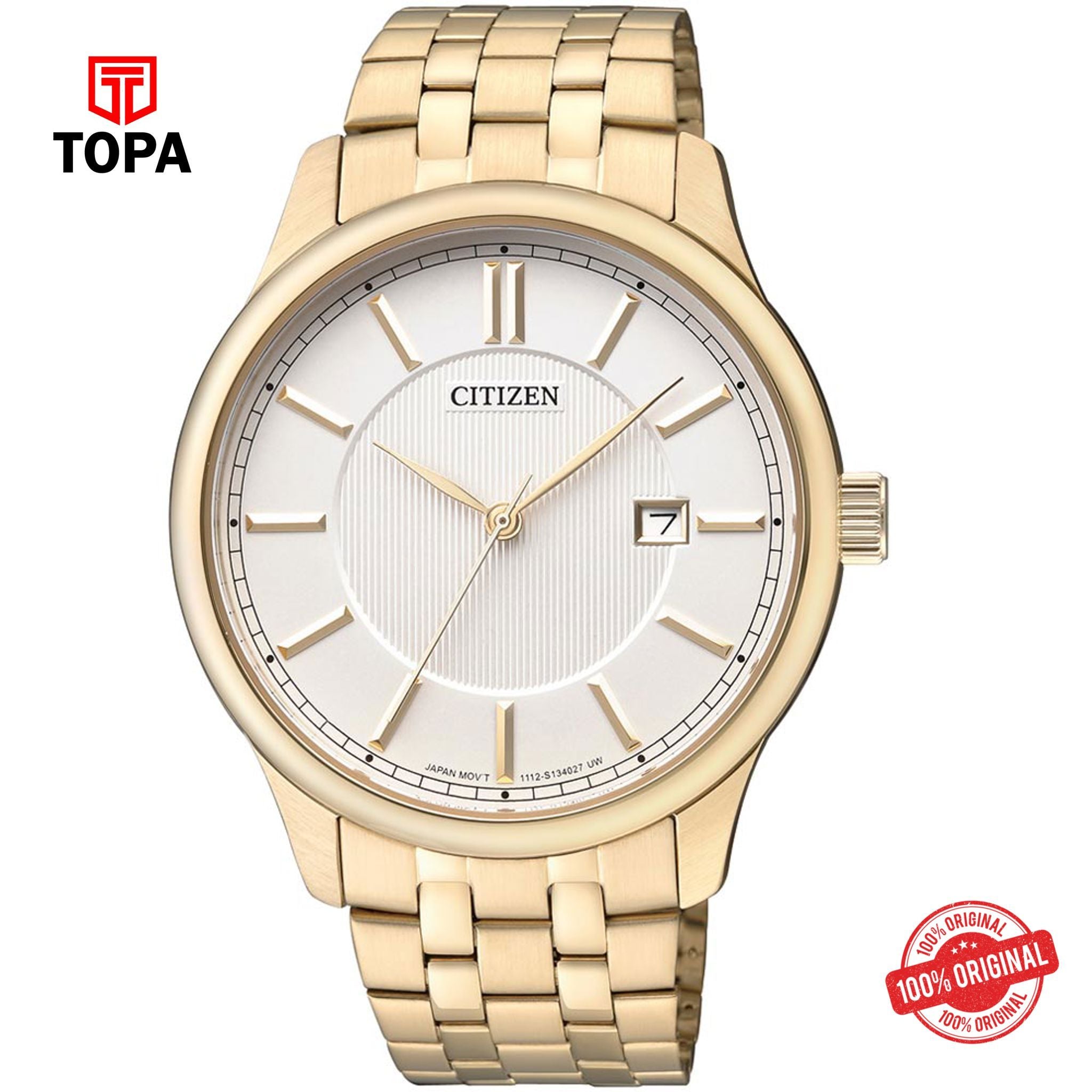 Topa Citizen-BI1052-51A-Metal-Band-Mens-Watch - Product Image 1