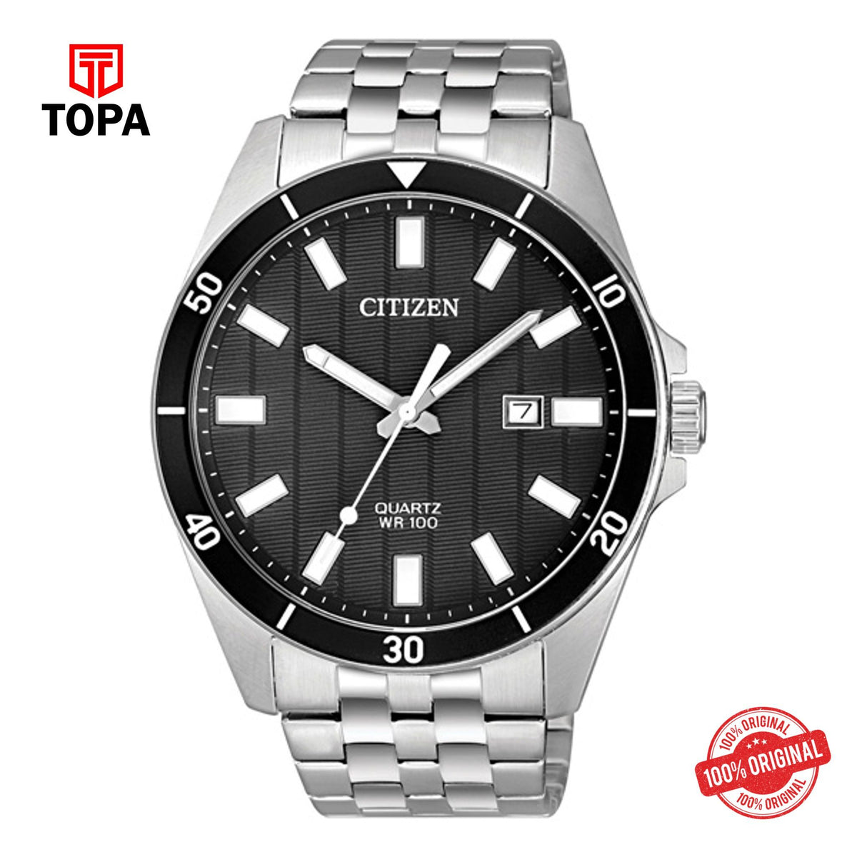 Topa Citizen-BI5050-54E-Chain-Strap-Wrist-Watch-for-Men - Product Image 1