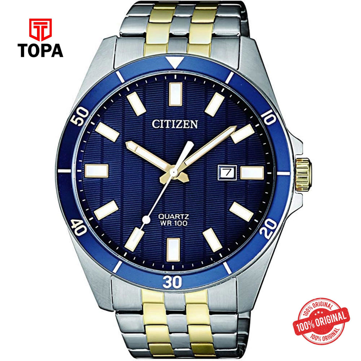 Topa Citizen-BI5054-53L-Metal-Band-Mens-Watch - Product Image 1