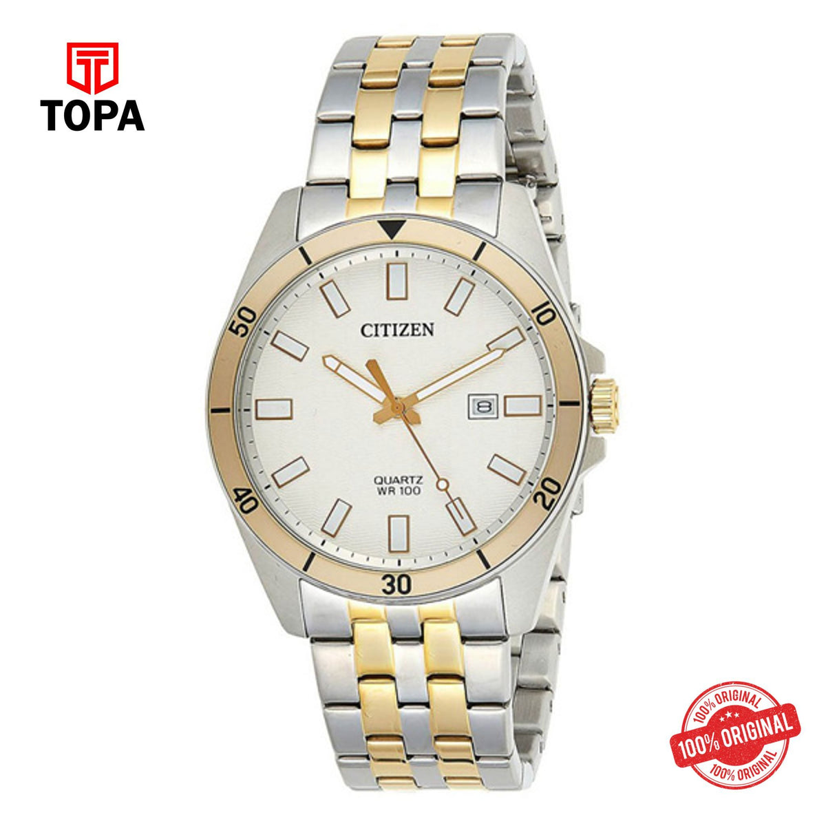 Topa Citizen-BI5056-58A-Metal-Band-Mens-Watch - Product Image 1