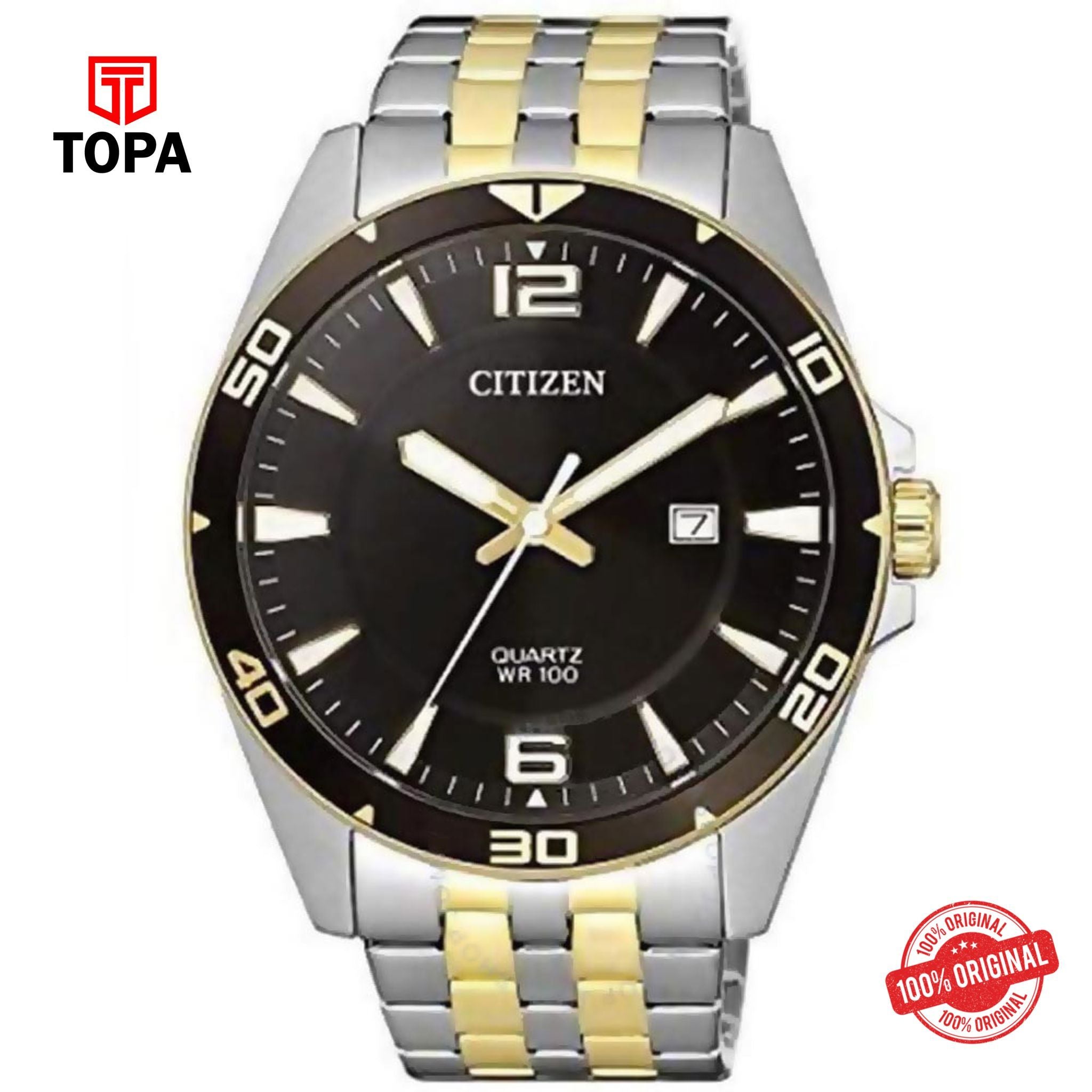 Topa Citizen-BI5059-50E-Metal-Band-Mens-Watch - Product Image 1
