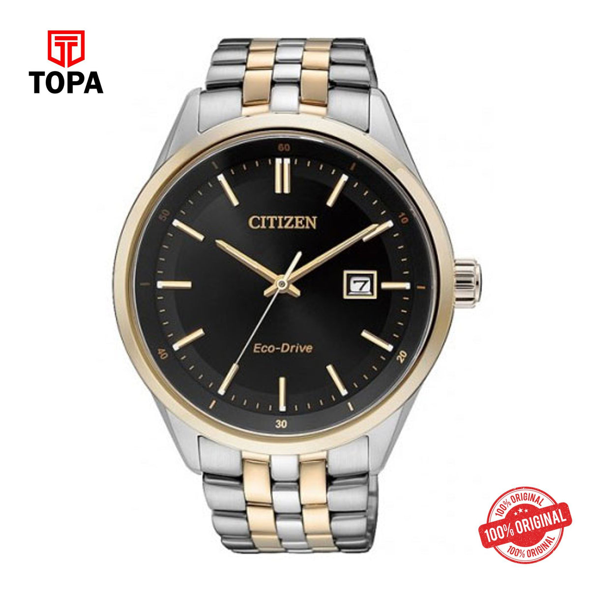 Topa Citizen-BM7254-55E-Eco-Drive-Sapphire-Japan-100m-Dual-Tone-B - Product Image 1