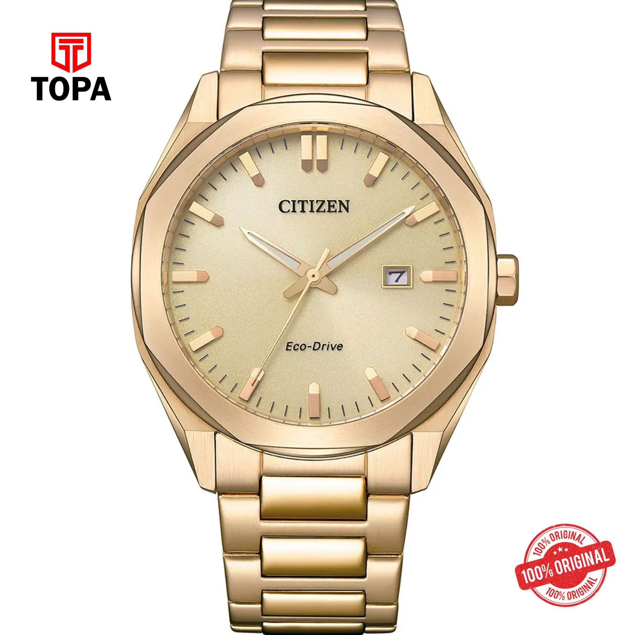 Topa Citizen-BM7603-82P-Metal-Band-Men-Watch - Product Image 1