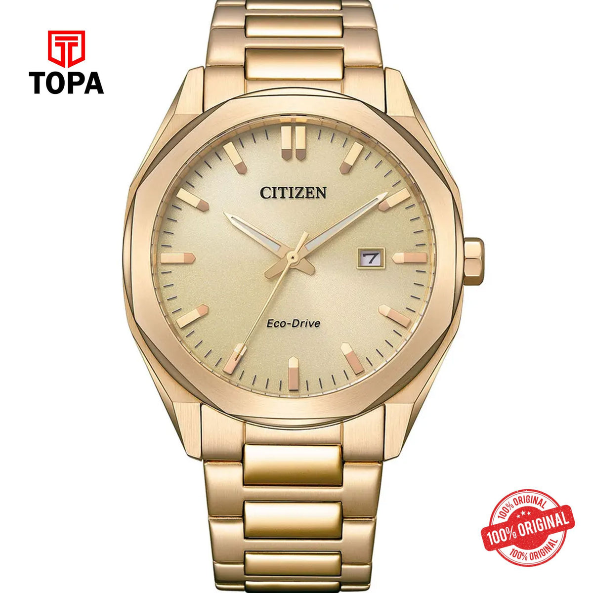 Topa Citizen-BM7603-82P-Metal-Band-Men-Watch - Product Image 1