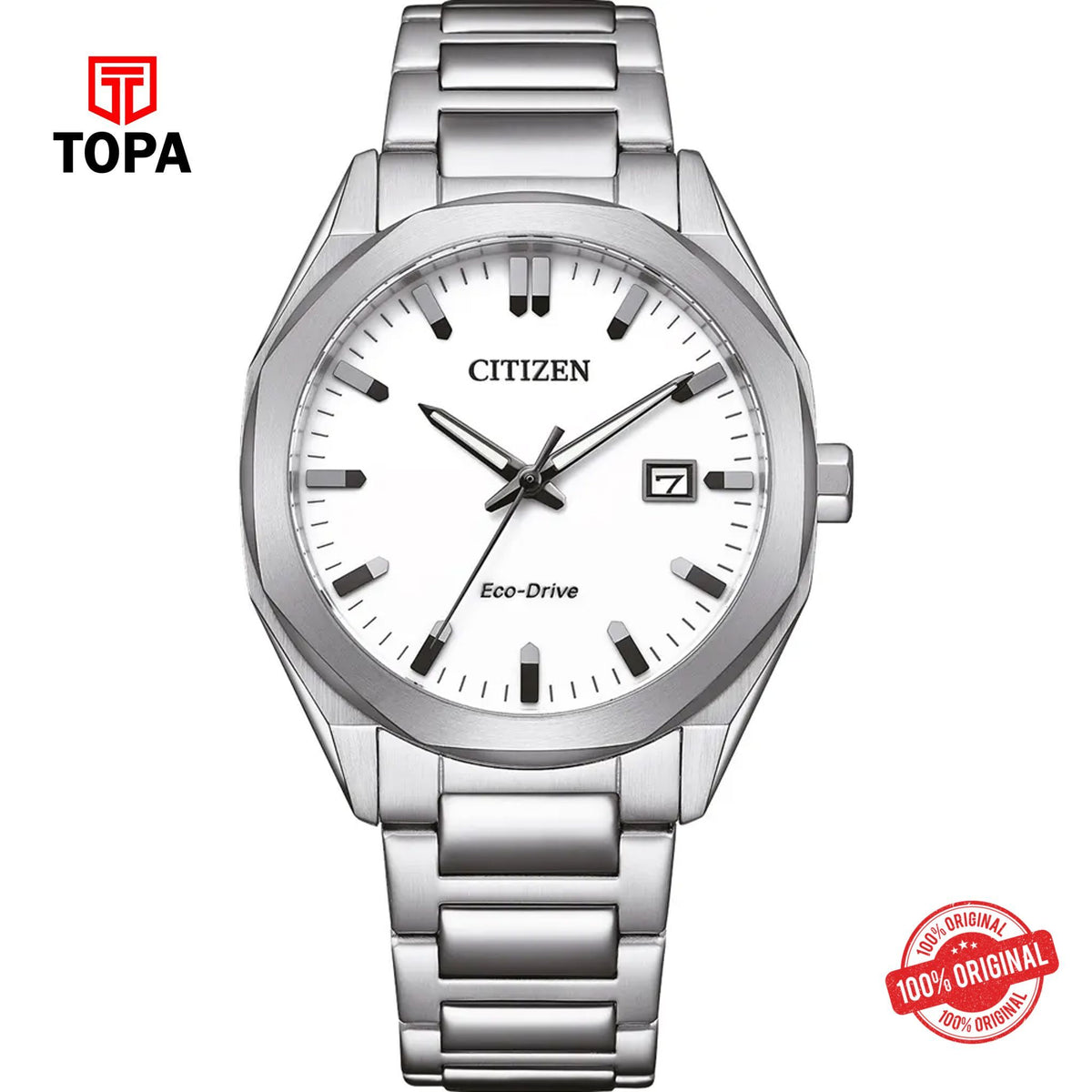 Topa Citizen-BM7620-83A-Metal-Band-Men-Watch - Product Image 1