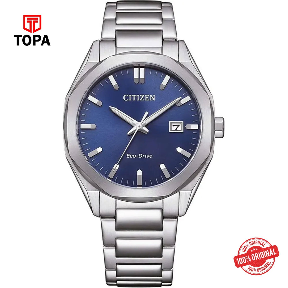 Topa Citizen-BM7620-83L-Metal-Band-Men-Watch - Product Image 1
