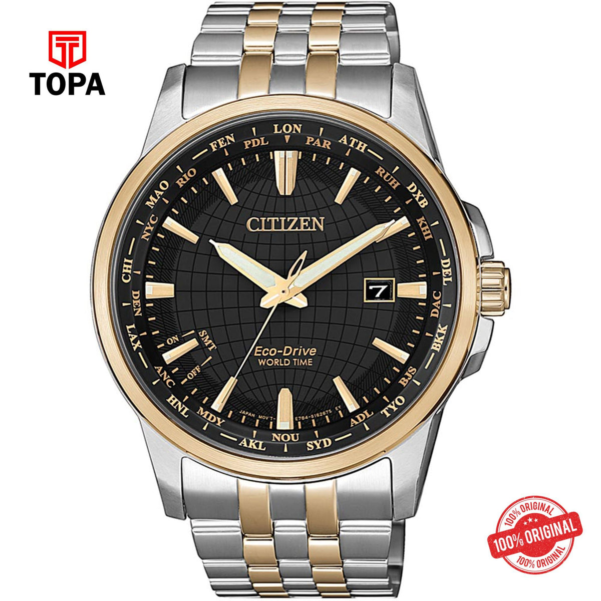 Topa Citizen-BX1006-85E-Metal-Band-Men-Watch - Product Image 1