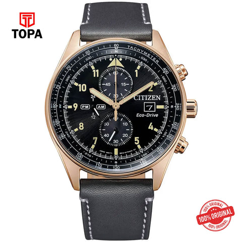 Topa Citizen-CA0773-15E-Leather-Band-Men-Watch - Product Image 1