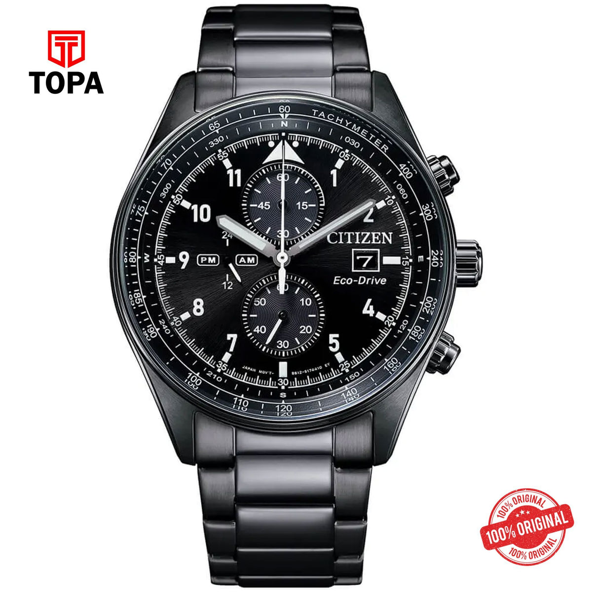 Topa Citizen-CA0775-87E-Metal-Band-Men-Watch - Product Image 1