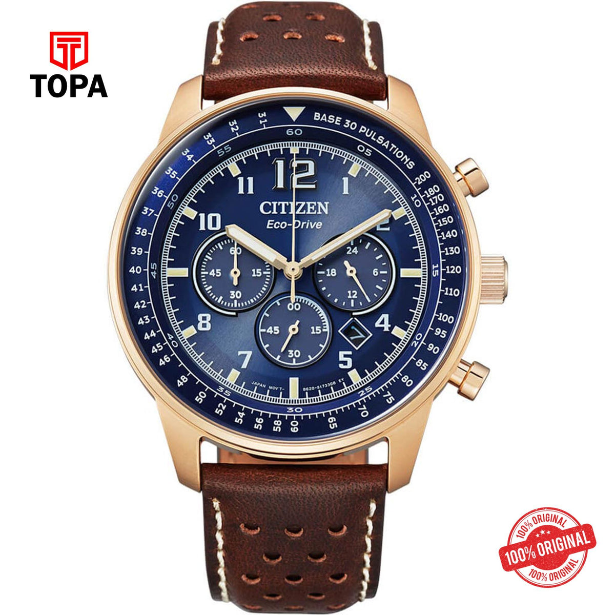 Topa Citizen-CA4503-18L-Eco-Drive-Chronograph-Men-Watch - Product Image 1