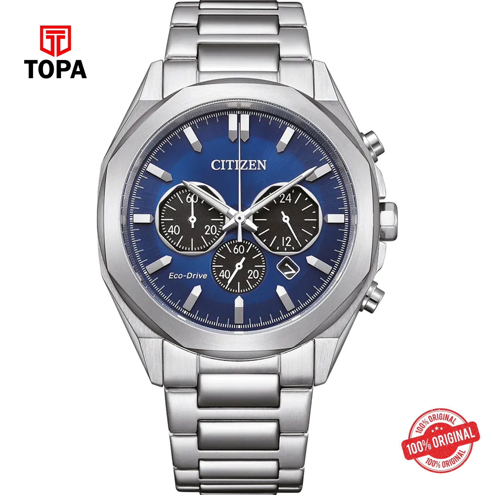 Topa Citizen-CA4590-81L-Metal-Band-Men-Watch - Product Image 1