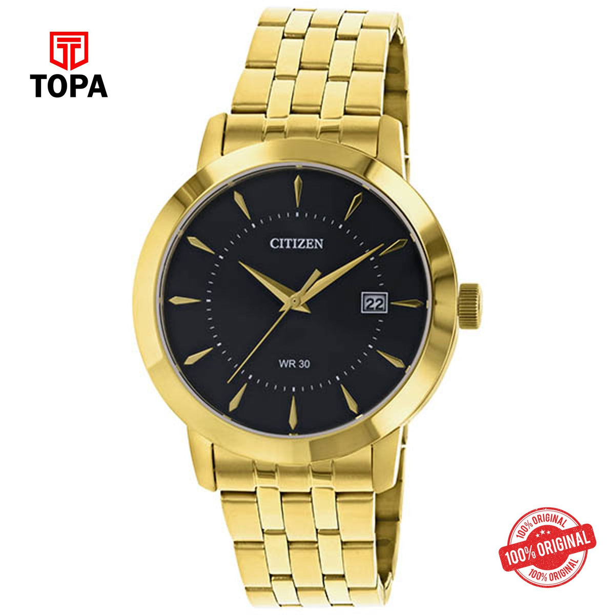 Topa Citizen-DZ0012-56E-Metal-Band-Mens-Watch - Product Image 1