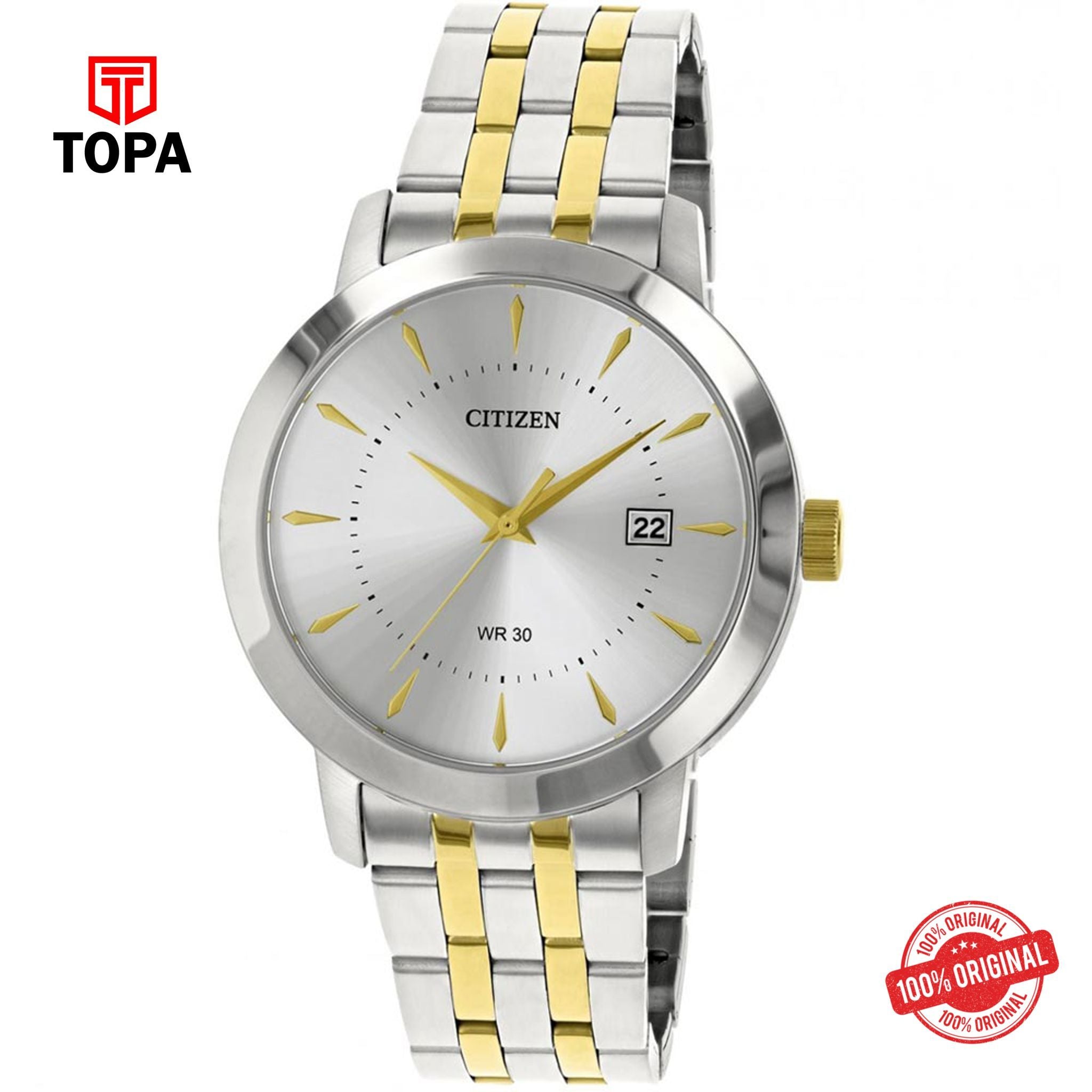 Topa Citizen-DZ0014-51A-Metal-Band-Mens-Watch - Product Image 1