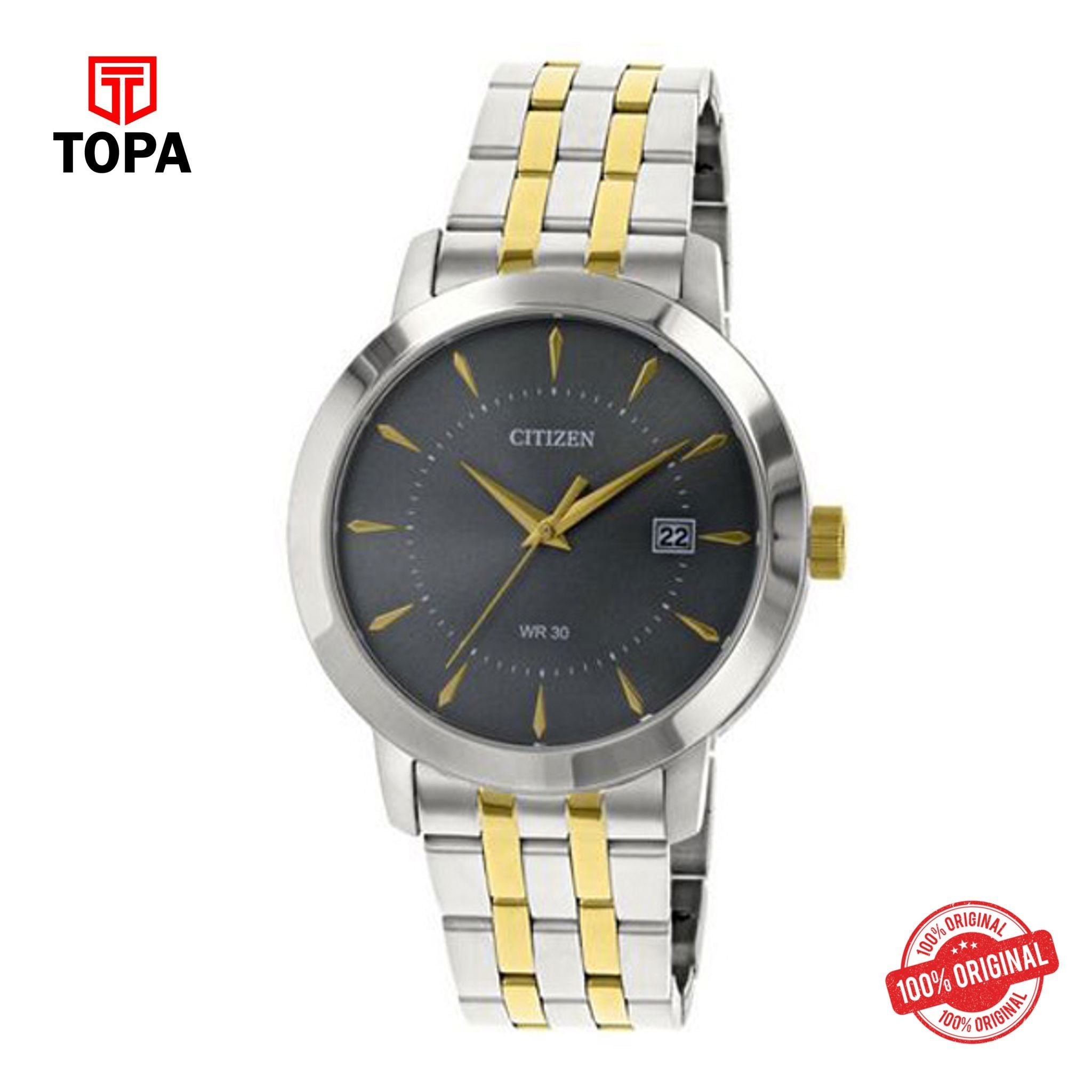 Topa Citizen-DZ0014-51H-Metal-Band-Mens-Watch - Product Image 1