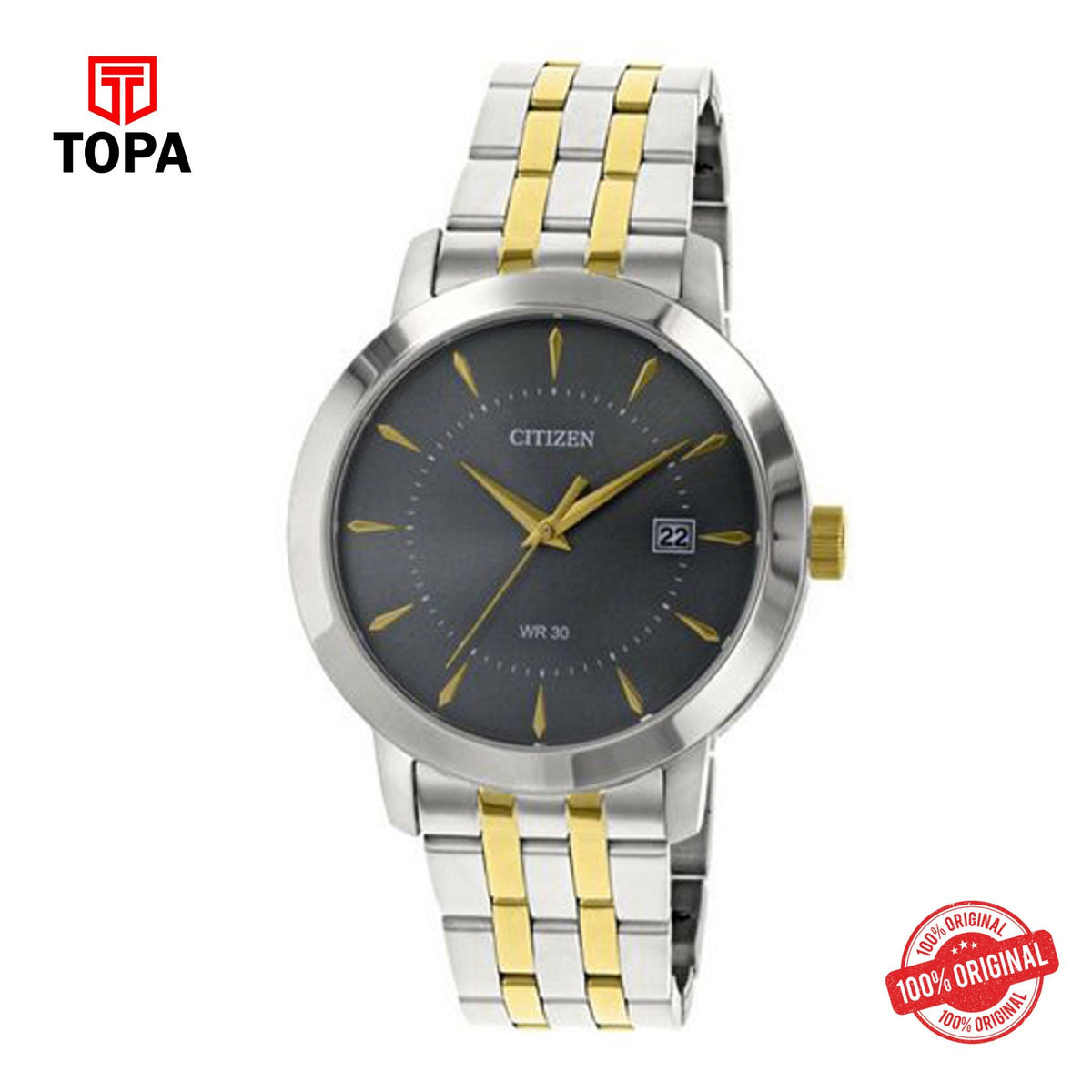 Topa Citizen-DZ0014-51H-Metal-Band-Mens-Watch - Product Image 1