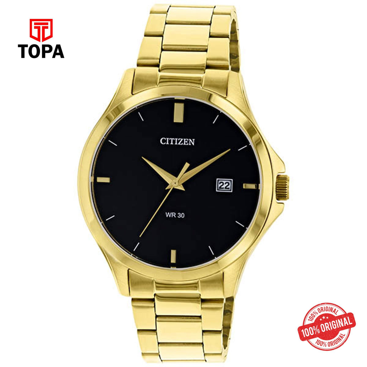 Topa Citizen-DZ0022-52E-Metal-Band-Mens-Watch - Product Image 1