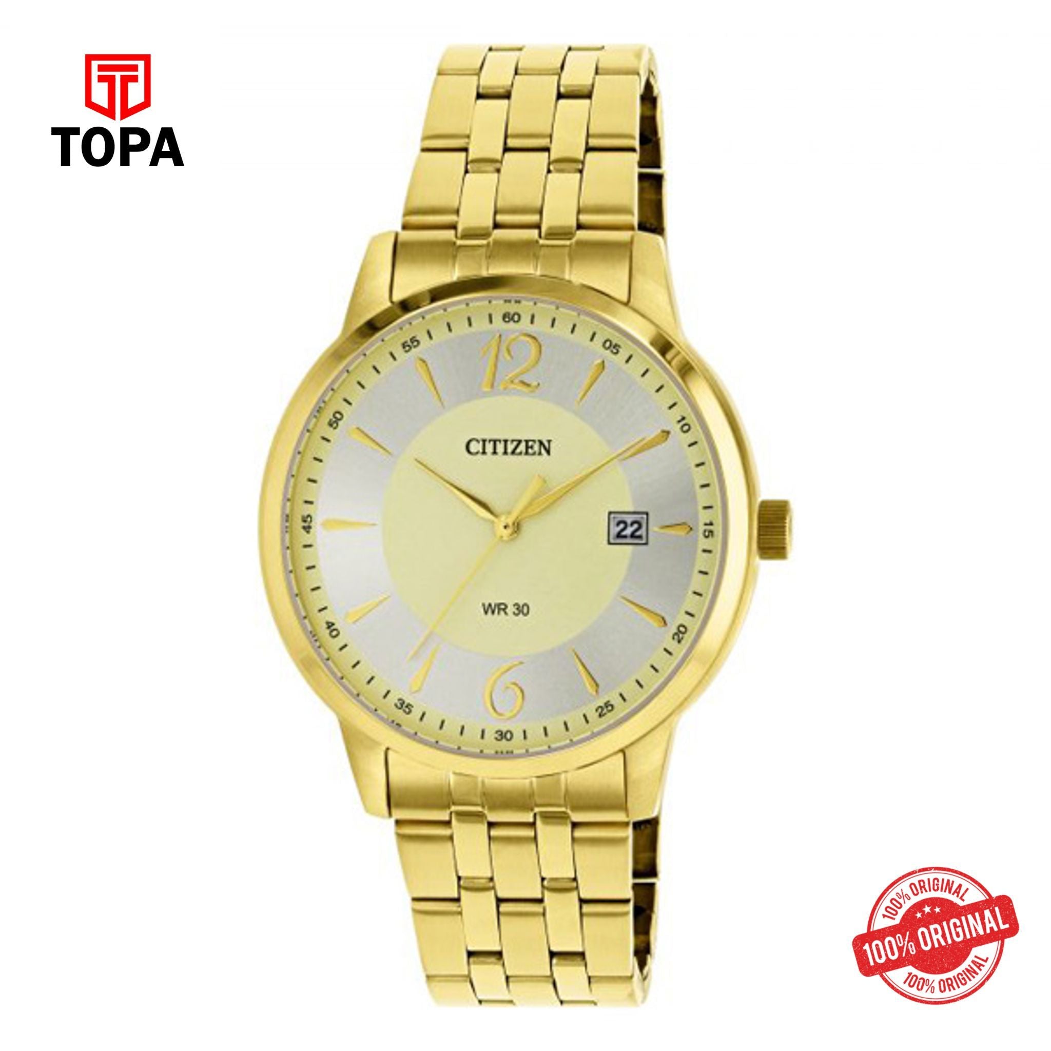 Topa Citizen-DZ0032-59P-Metal-Band-Mens-Watch - Product Image 1