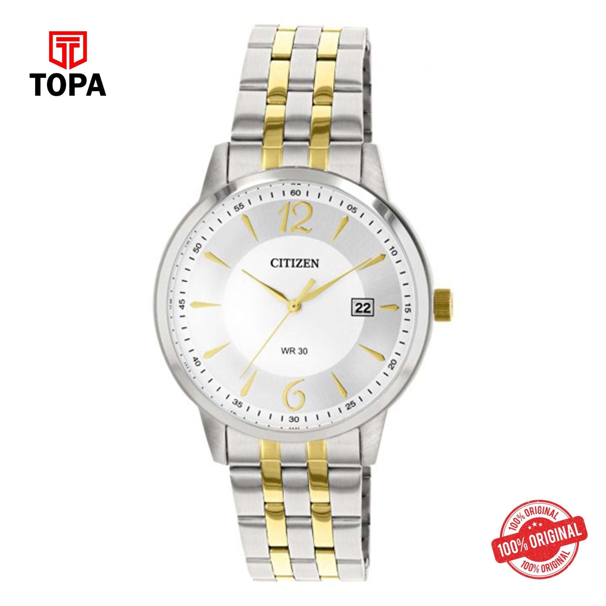 Topa Citizen-DZ0034-53A-Metal-Band-Mens-Watch - Product Image 1