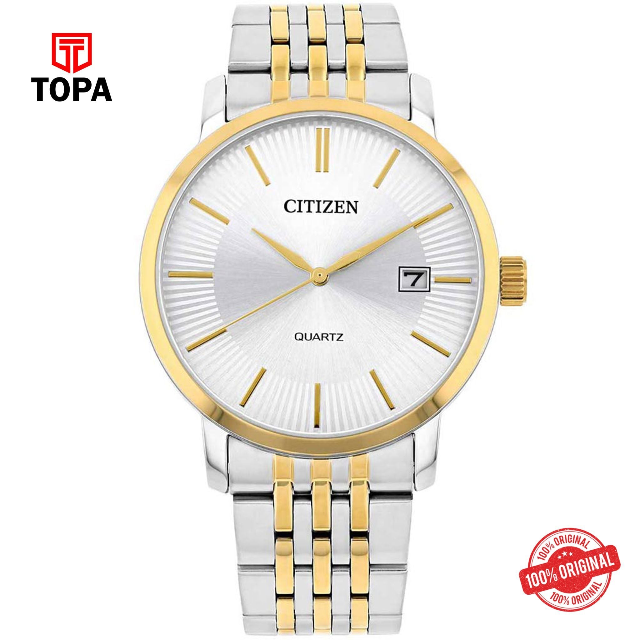 Topa Citizen-DZ0044-50A-Metal-Band-Men-Watch - Product Image 1