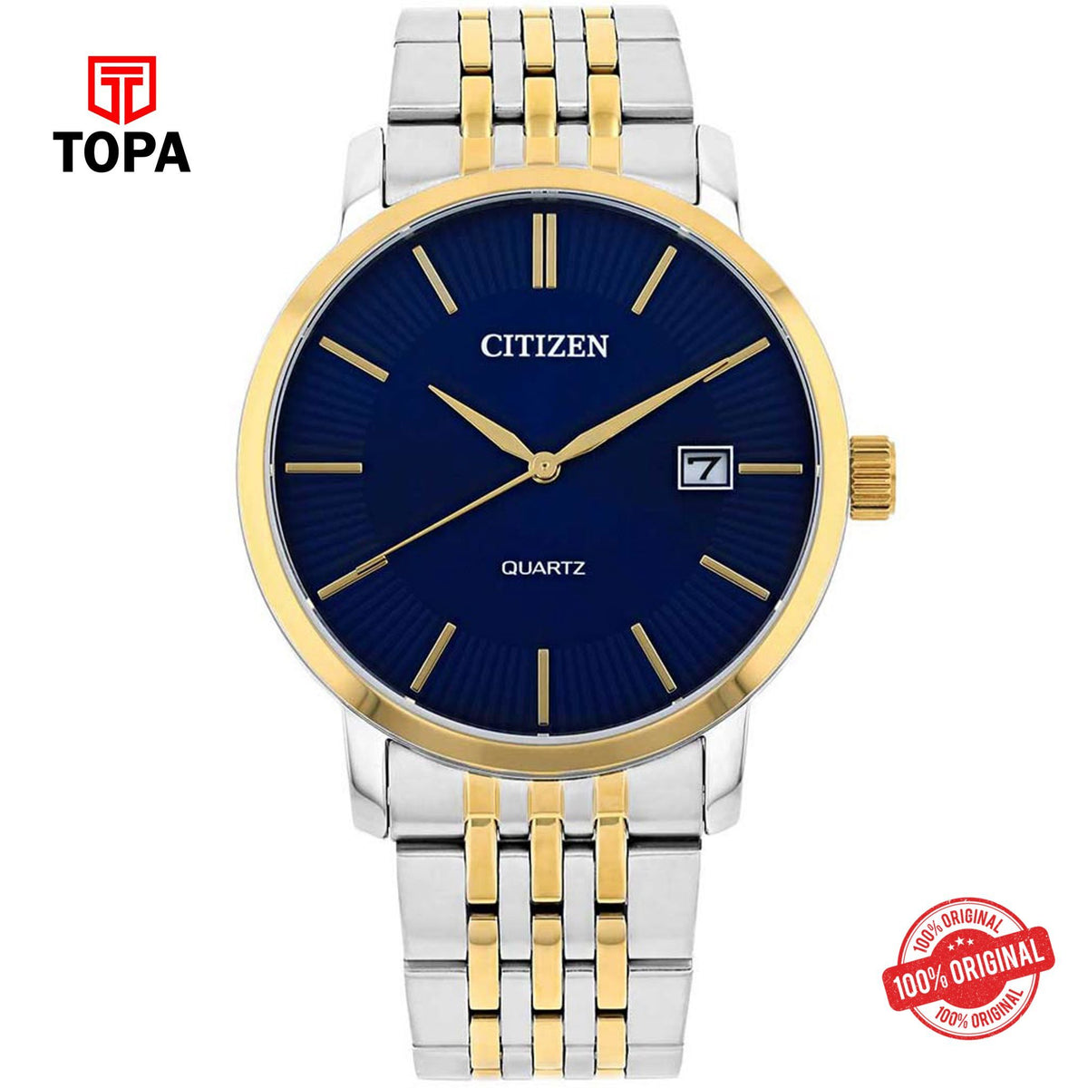 Topa Citizen-DZ0044-50L-Metal-Band-Men-Watch - Product Image 1