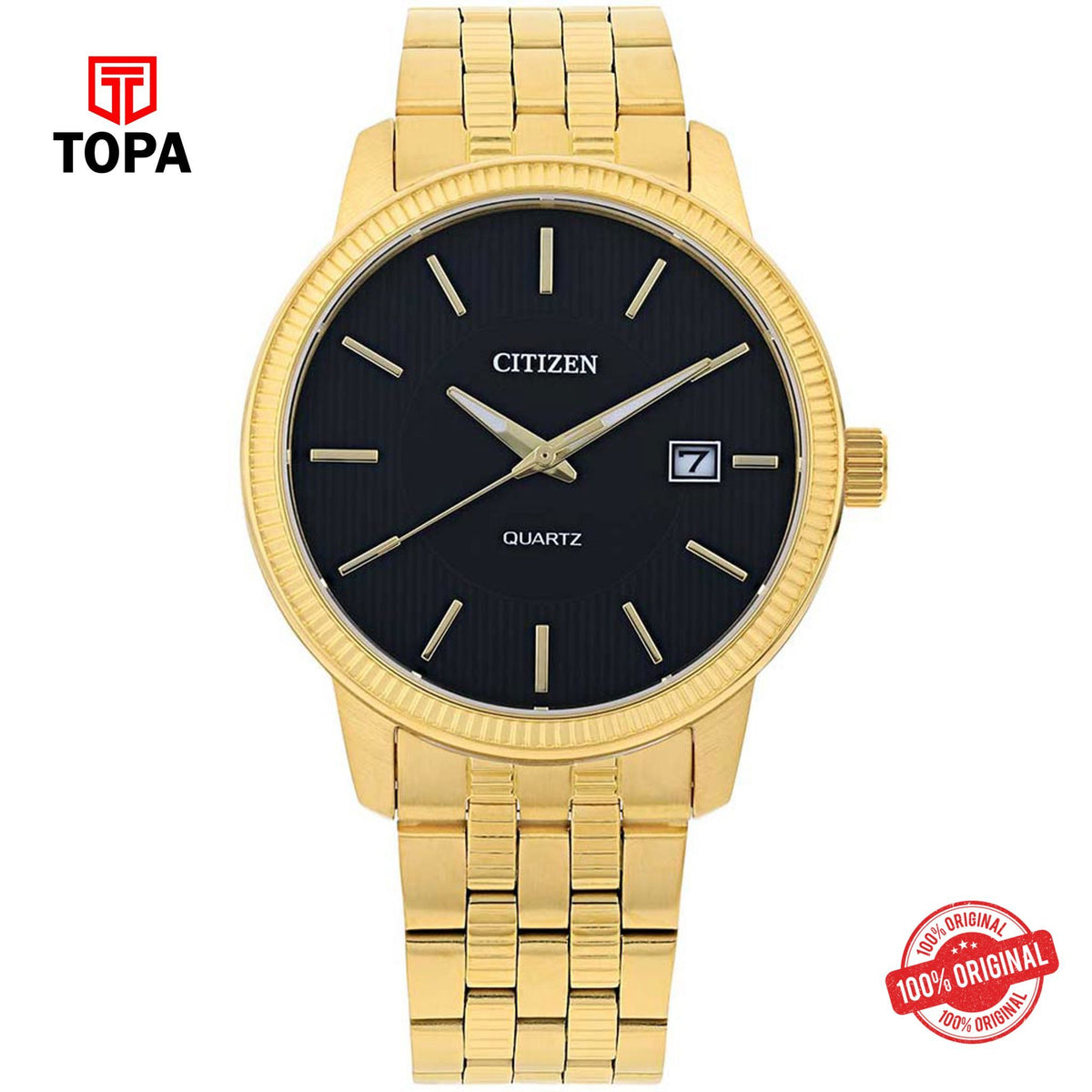Topa Citizen-DZ0052-51E-Metal-Band-Men-Watch - Product Image 1