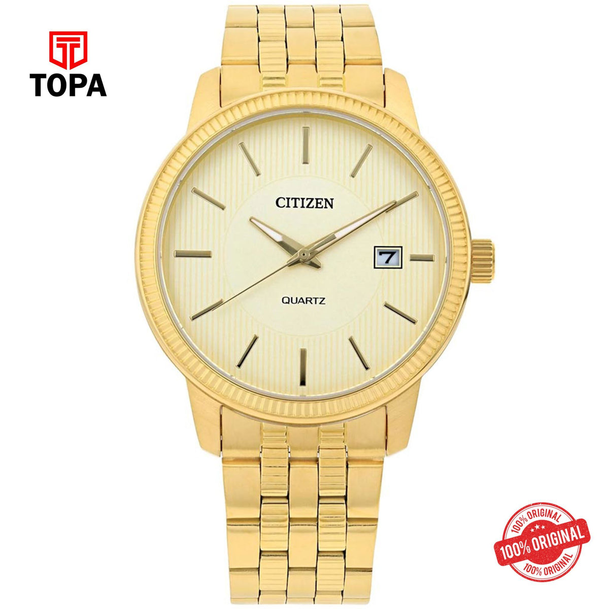 Topa Citizen-DZ0052-51P-Metal-Band-Men-Watch - Product Image 1
