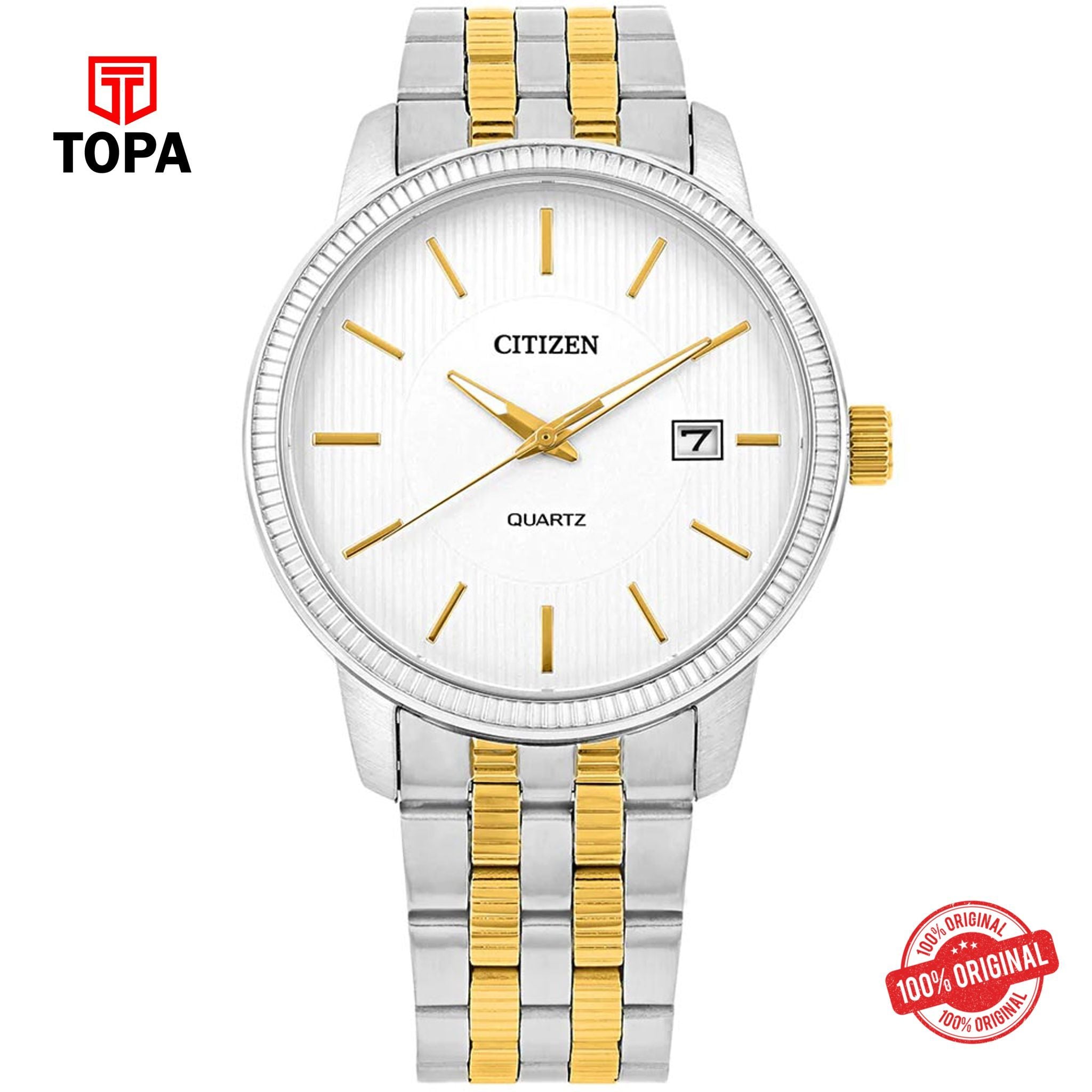 Topa Citizen-DZ0054-56A-Metal-Band-Men-Watch - Product Image 1
