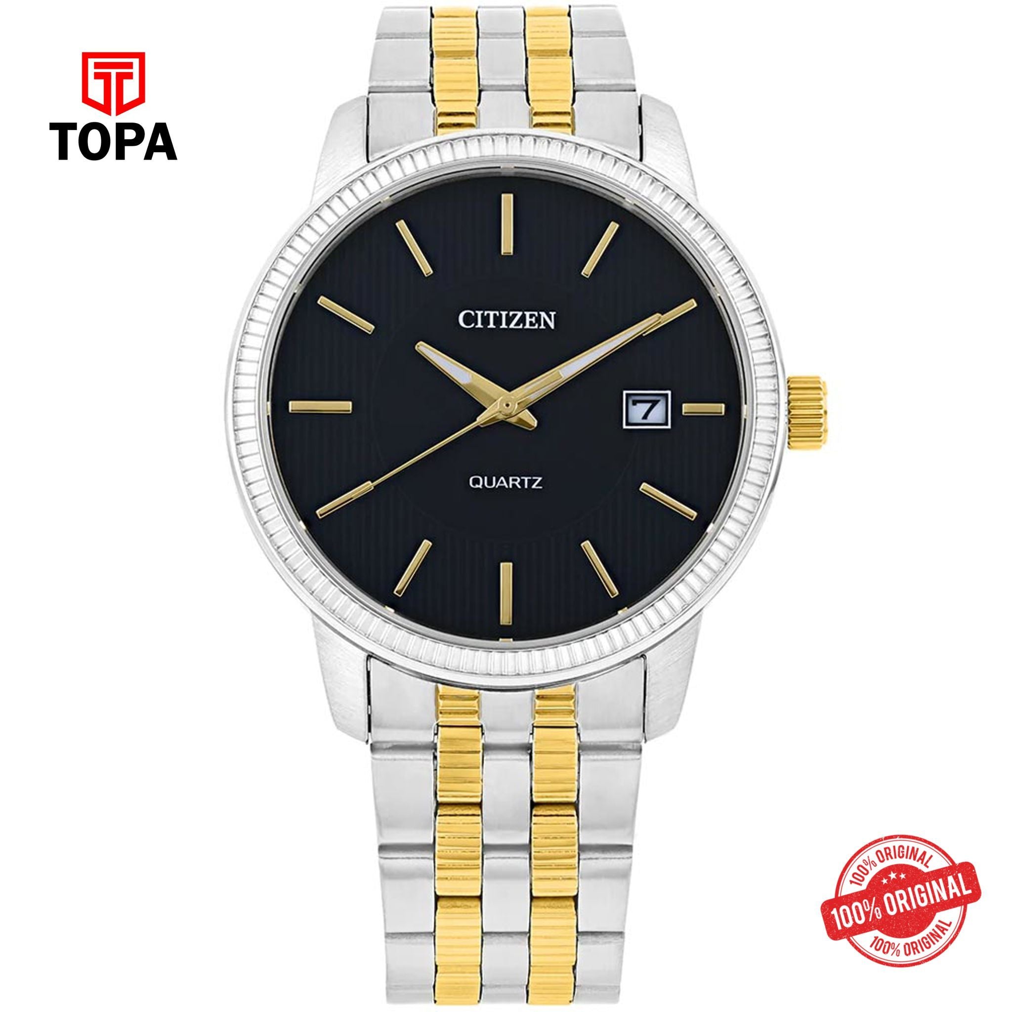 Topa Citizen-DZ0054-56E-Metal-Band-Men-Watch - Product Image 1