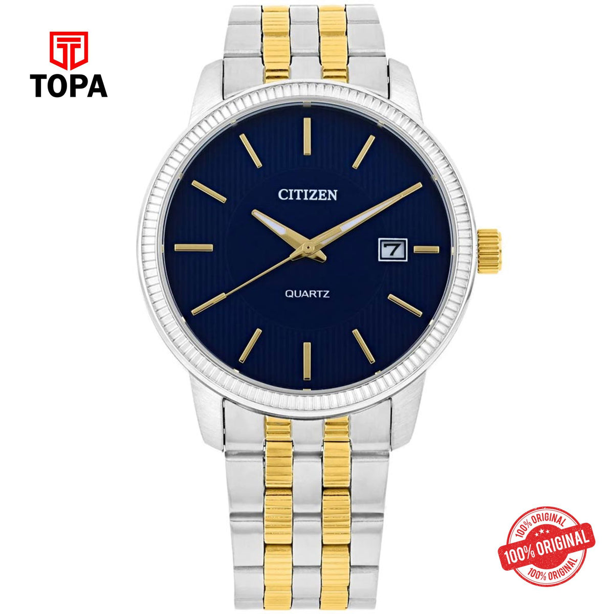 Topa Citizen-DZ0054-56L-Metal-Band-Men-Watch - Product Image 1
