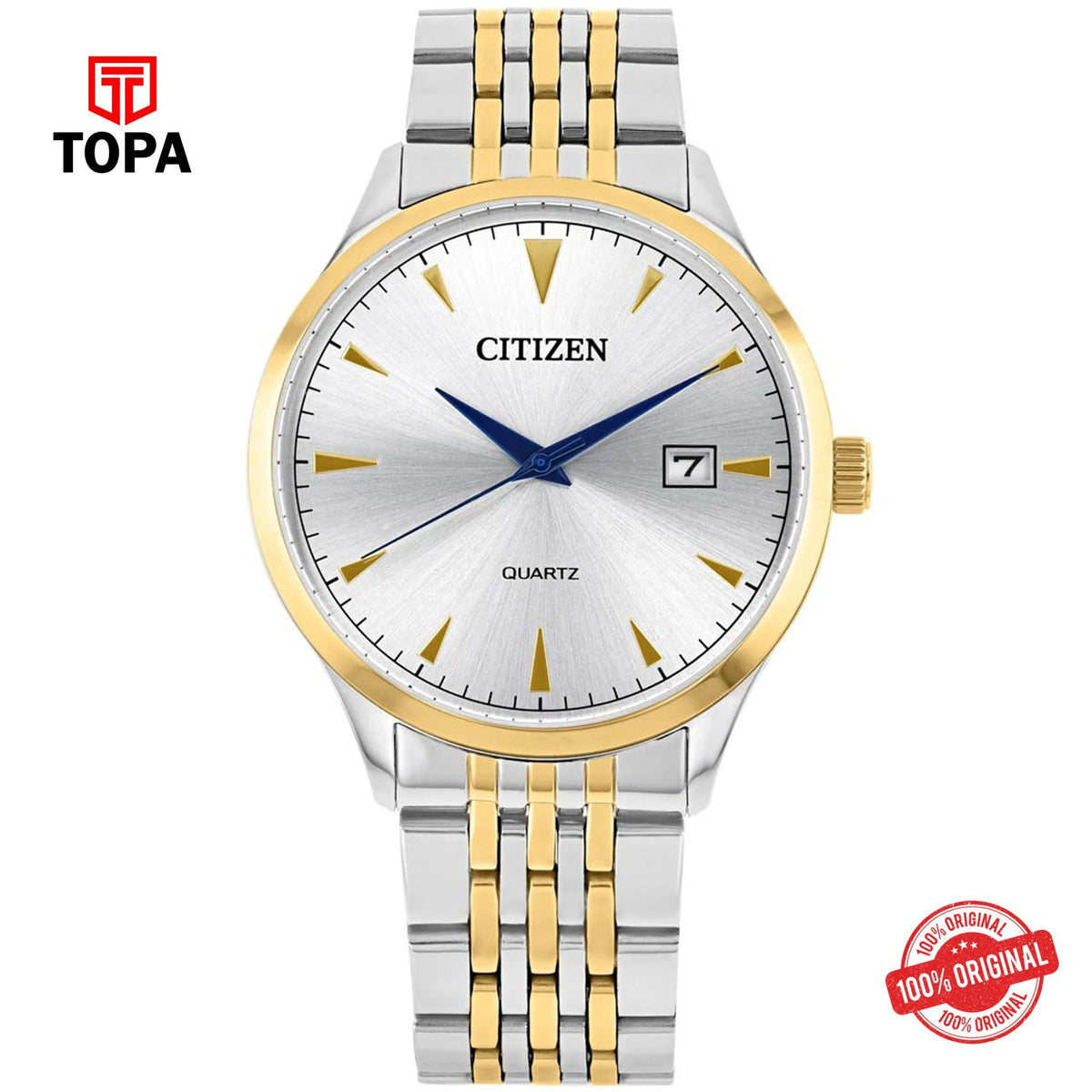 Topa Citizen-DZ0064-52A-Metal-Band-Men-Watch - Product Image 1