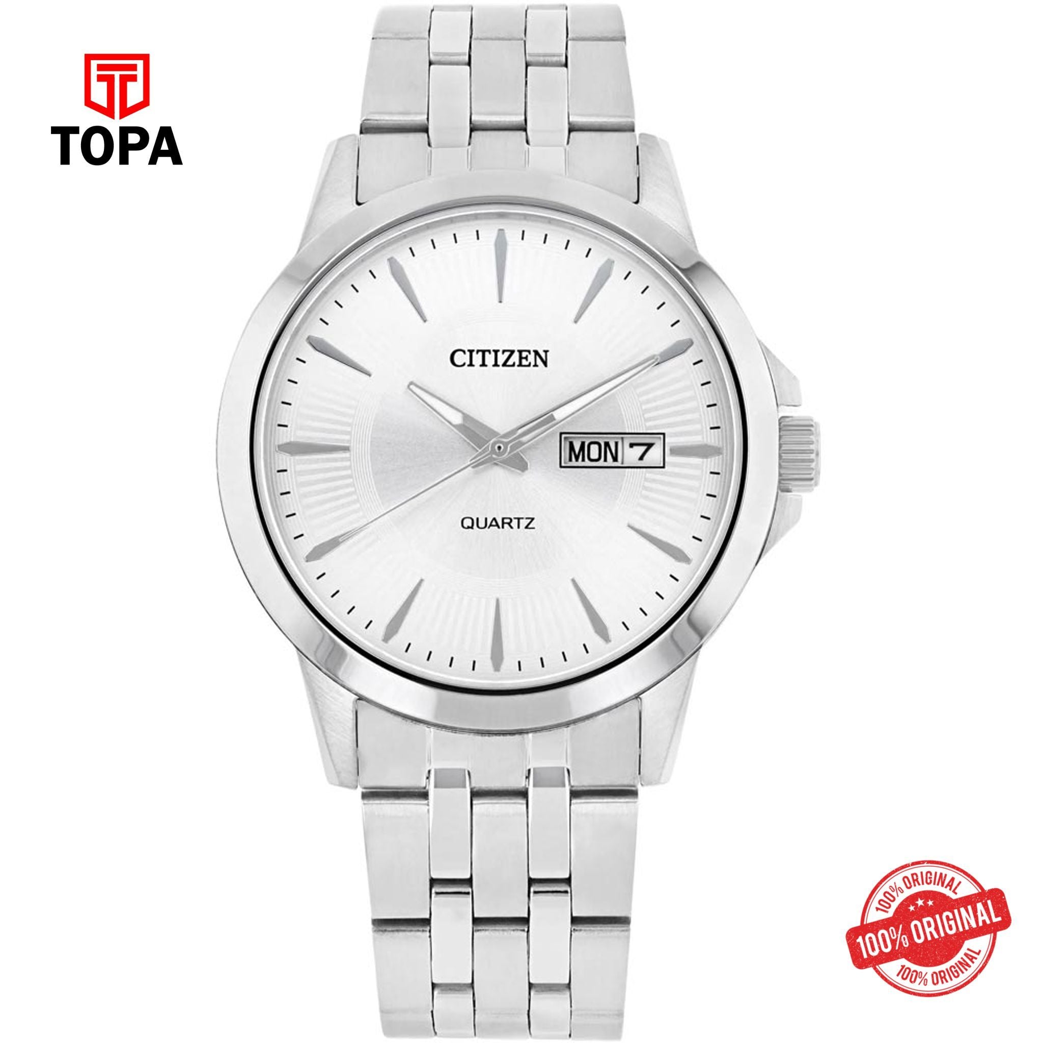 Topa Citizen-DZ5000-58A-Metal-Band-Men-Watch - Product Image 1