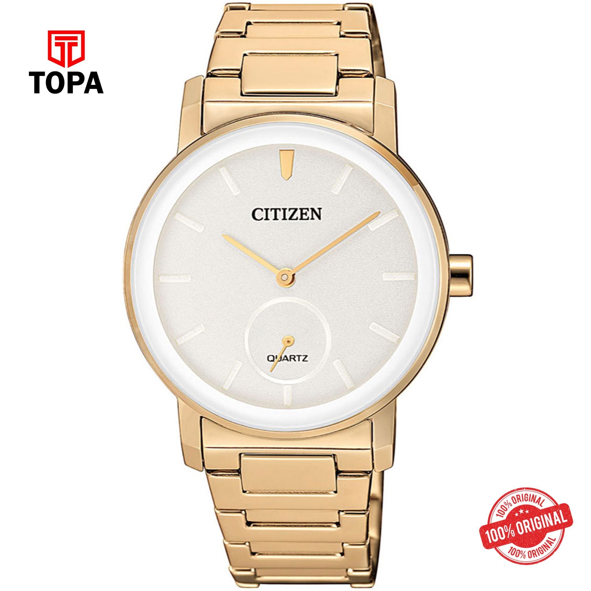 Citizen EQ9063-55A silver dial quartz analog women's watch