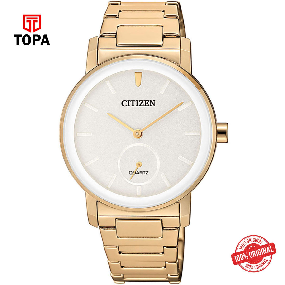 Citizen EQ9063-55A silver dial quartz analog women's watch
