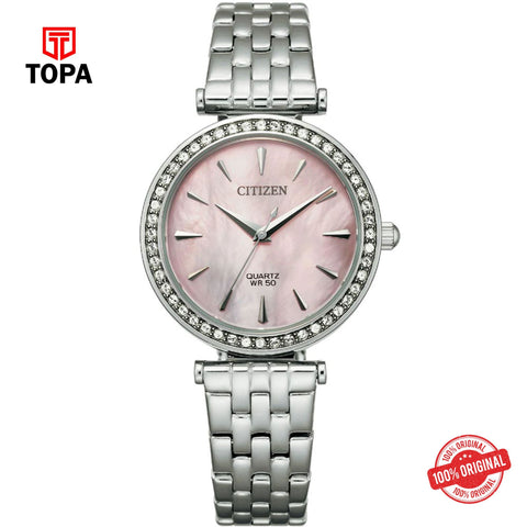 Citizen ER0210-55Y mother of pearl dial quartz analog women's watch
