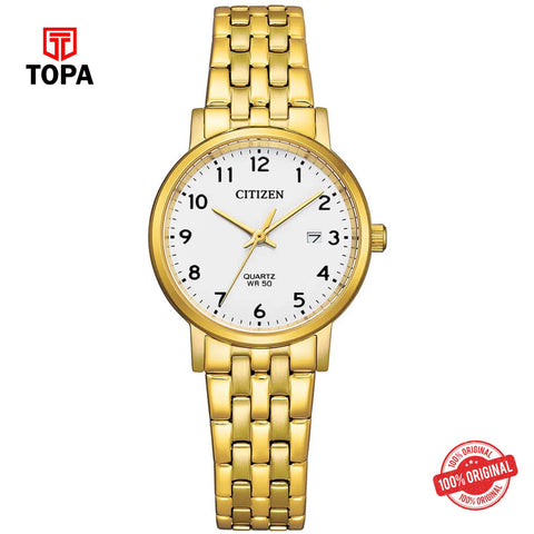 Citizen EU6093-56A white dial quartz analog women's watch