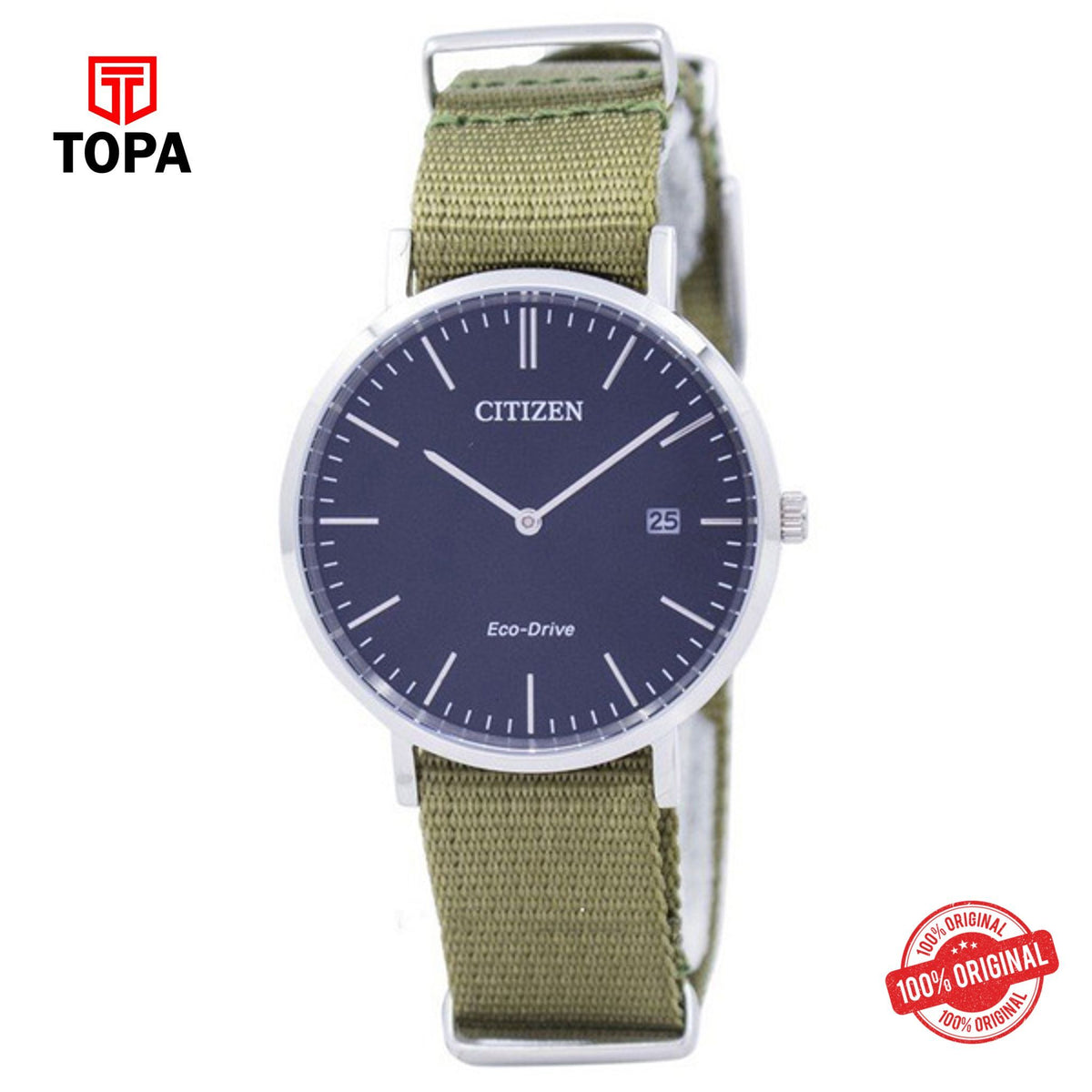 Topa Citizen-Eco-Drive-Black-Dial-Mens-Watch-AV1080-38E - Product Image 1