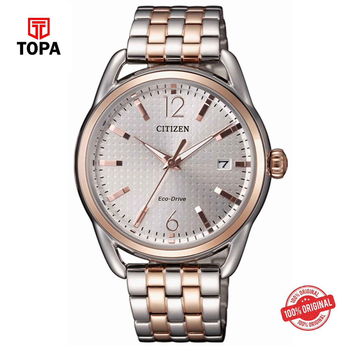 Citizen FE6086-74A silver dial eco-drive analog women's watch