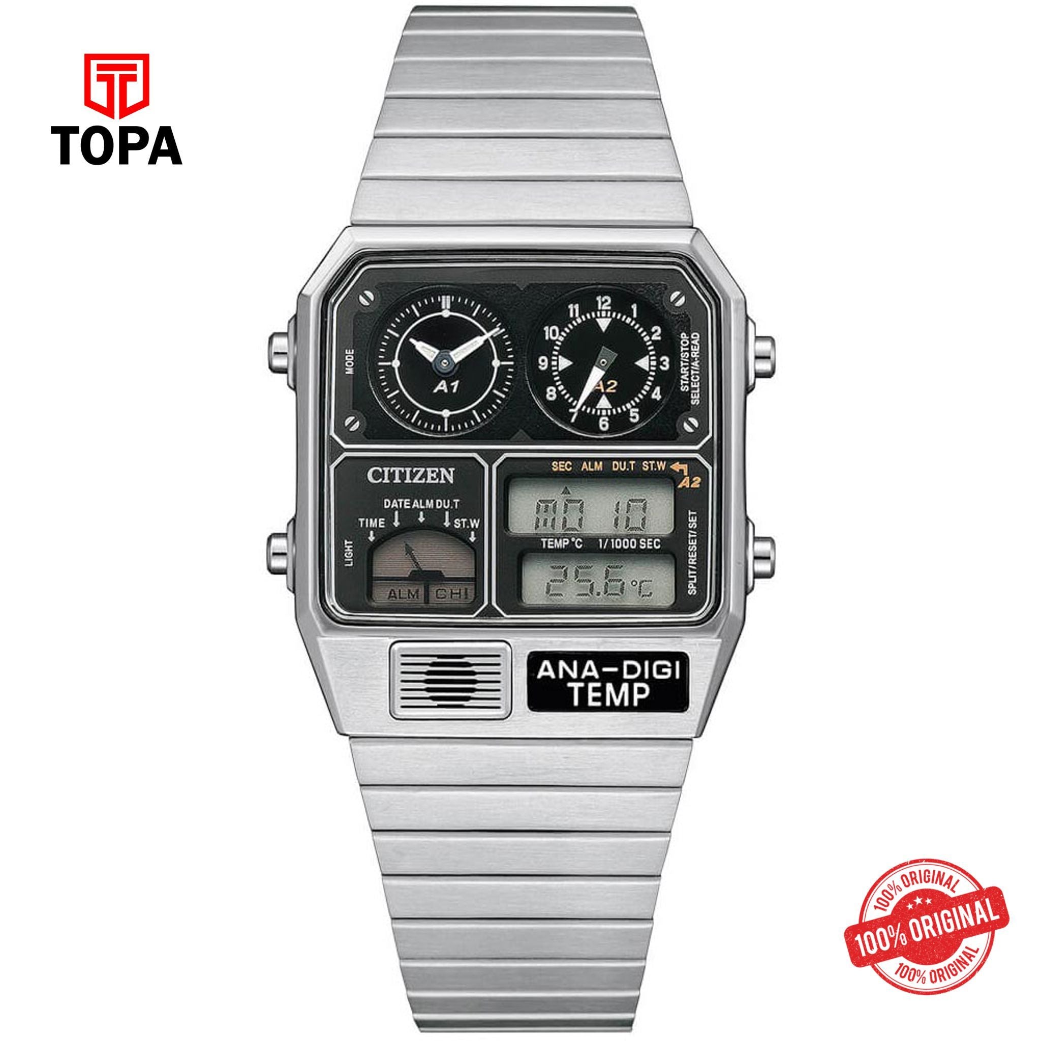 Topa Citizen-JG2101-78E-Metal-Band-Men-Watch - Product Image 1