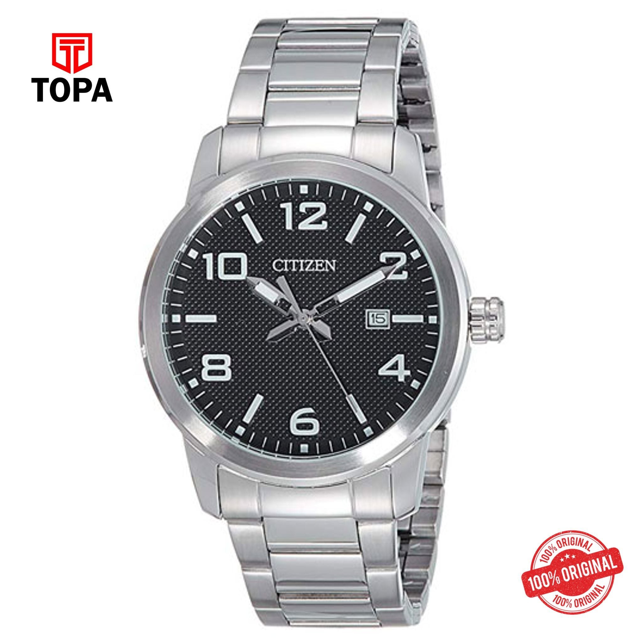 Topa Citizen-Mens-BI1020-57E-Silver-Stainless-Steel-Quartz-Watch - Product Image 1