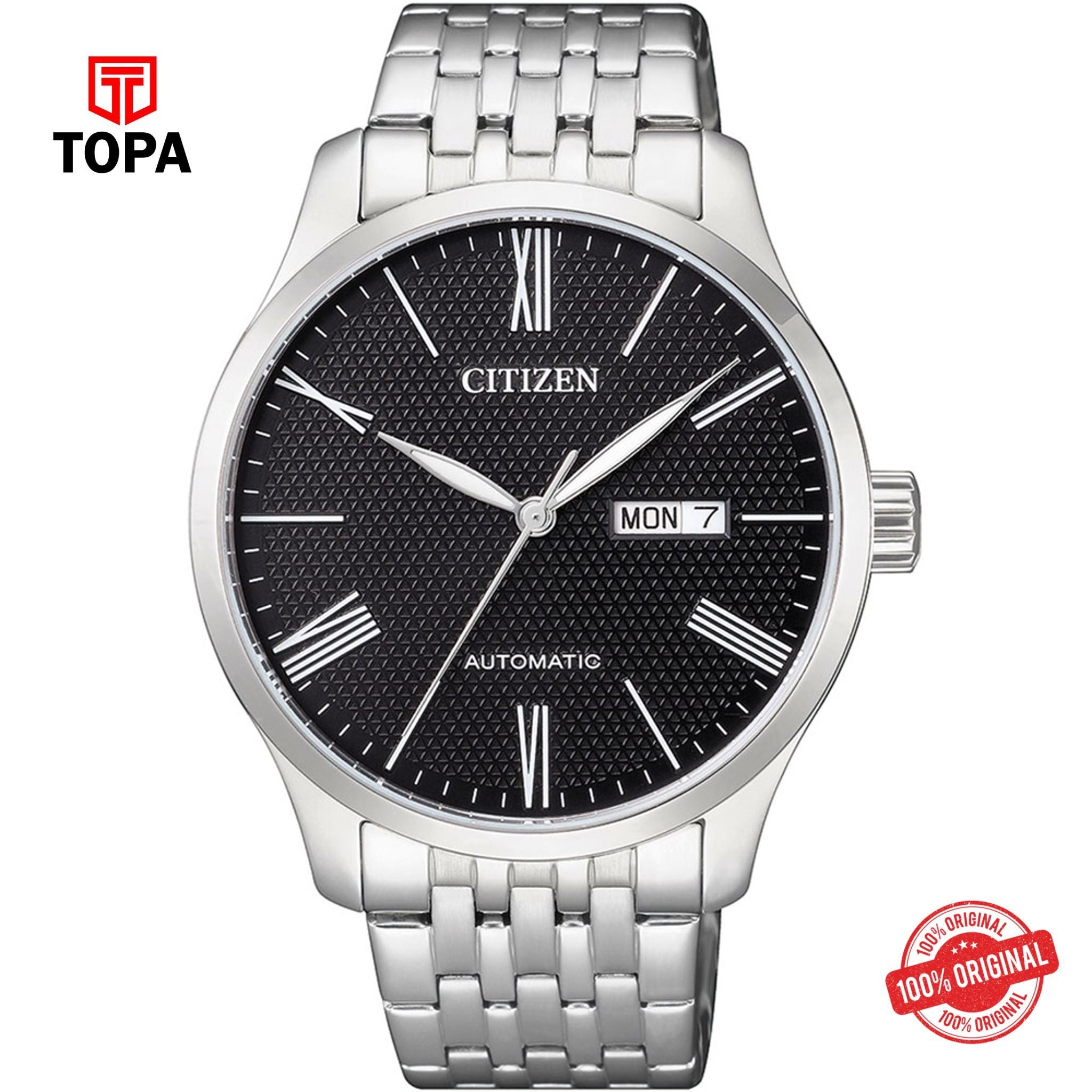 Topa Citizen-NH8350-59E-Automatic-Metal-Band-Mens-Watch - Product Image 1