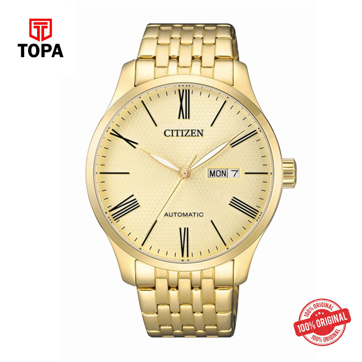 Topa Citizen-NH8352-53P-Metal-Band-Mens-Watch - Product Image 1