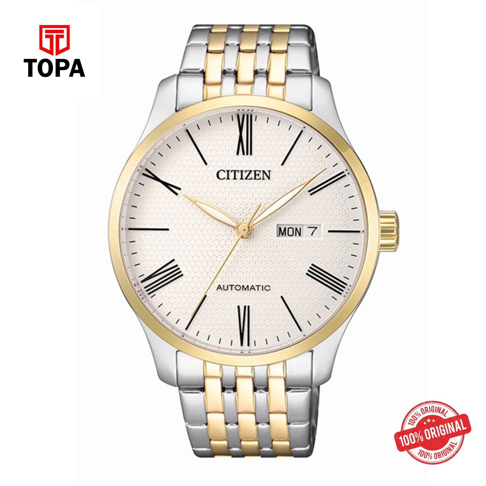 Topa Citizen-NH8354-58A-Metal-Band-Mens-Watch - Product Image 1
