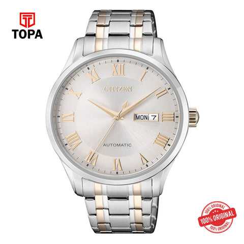 Topa Citizen-NH8366-83A-Men-White-Dial-Stainless-Steel-Band-Watch - Product Image 1