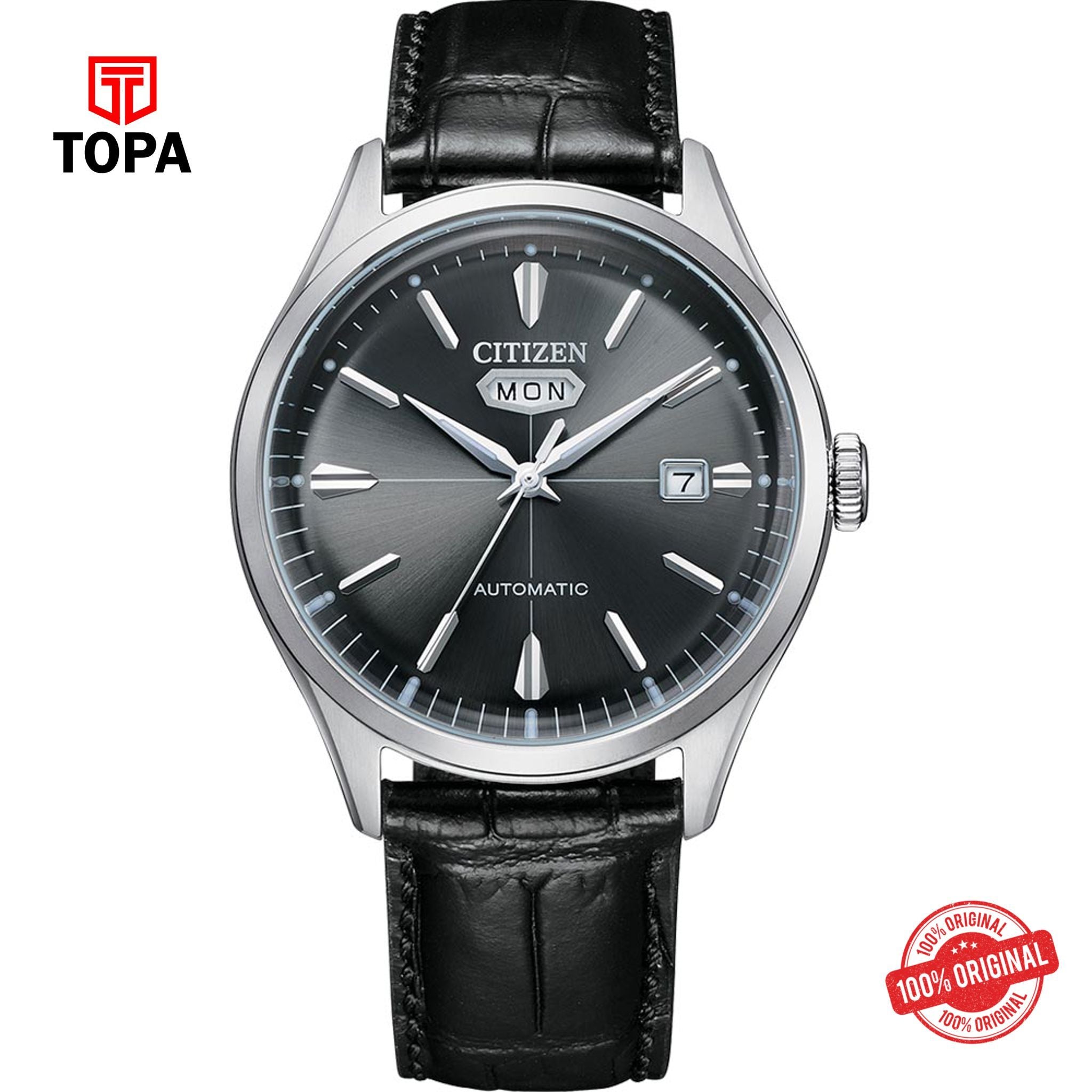 Topa Citizen-NH8390-20H-Automatic-Leather-Strap-Mens-Watch - Product Image 1