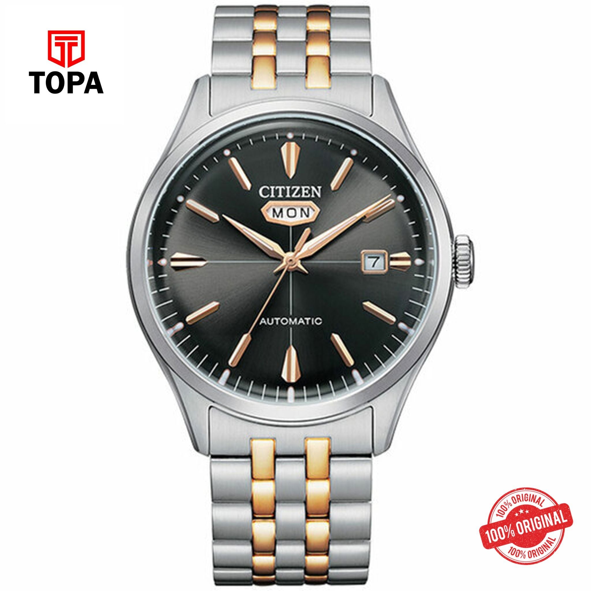 Topa Citizen-NH8394-70H-Metal-Band-Mens-Watch - Product Image 1