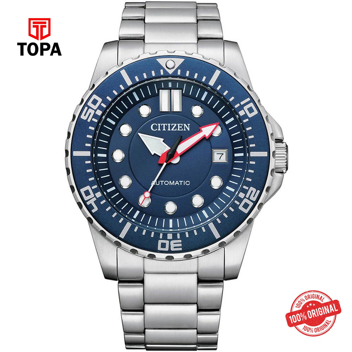Topa Citizen-NJ0121-89L-Metal-Band-Men-Watch - Product Image 1