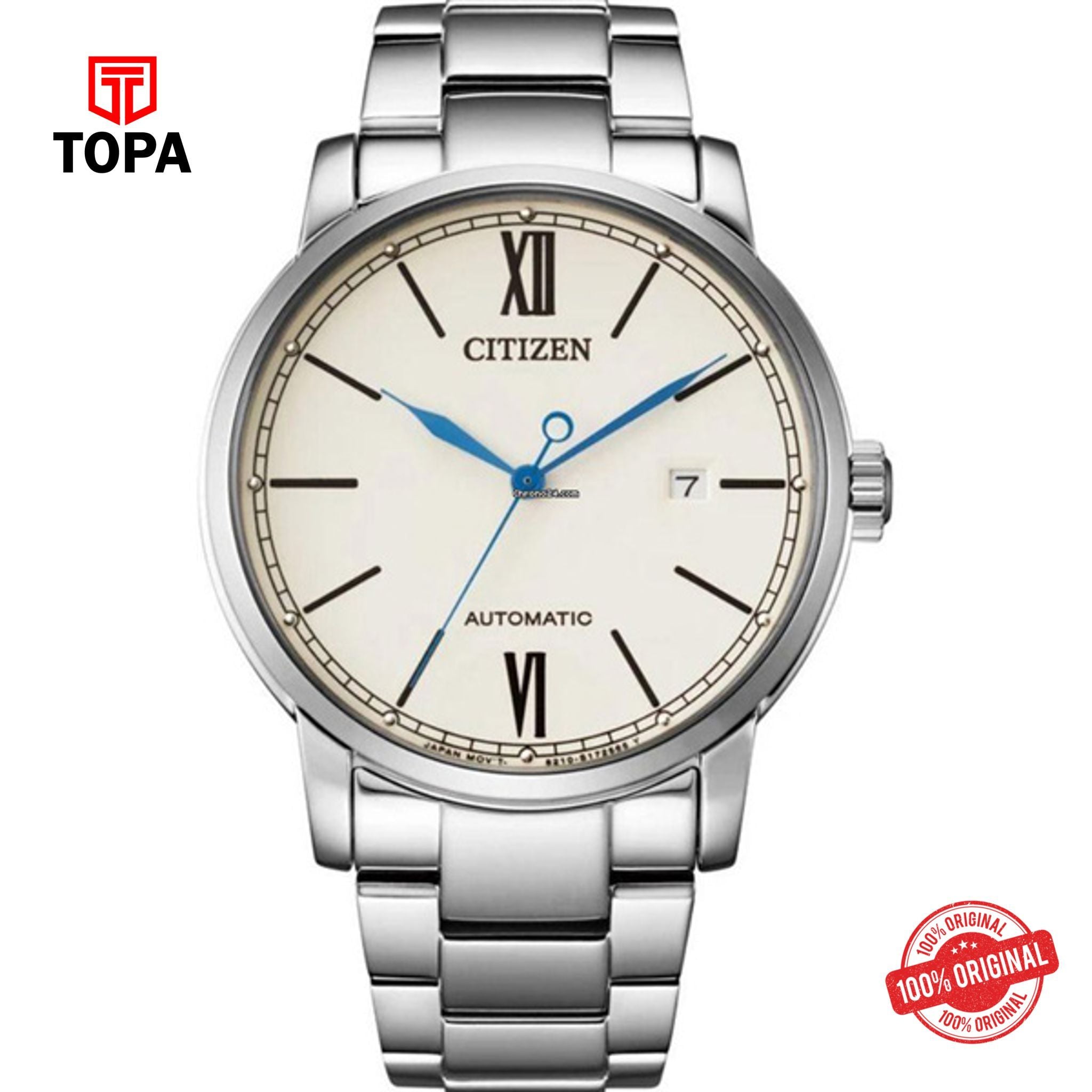 Topa Citizen-NJ0130-88A-Automatic-Metal-Band-Mens-Watch - Product Image 1