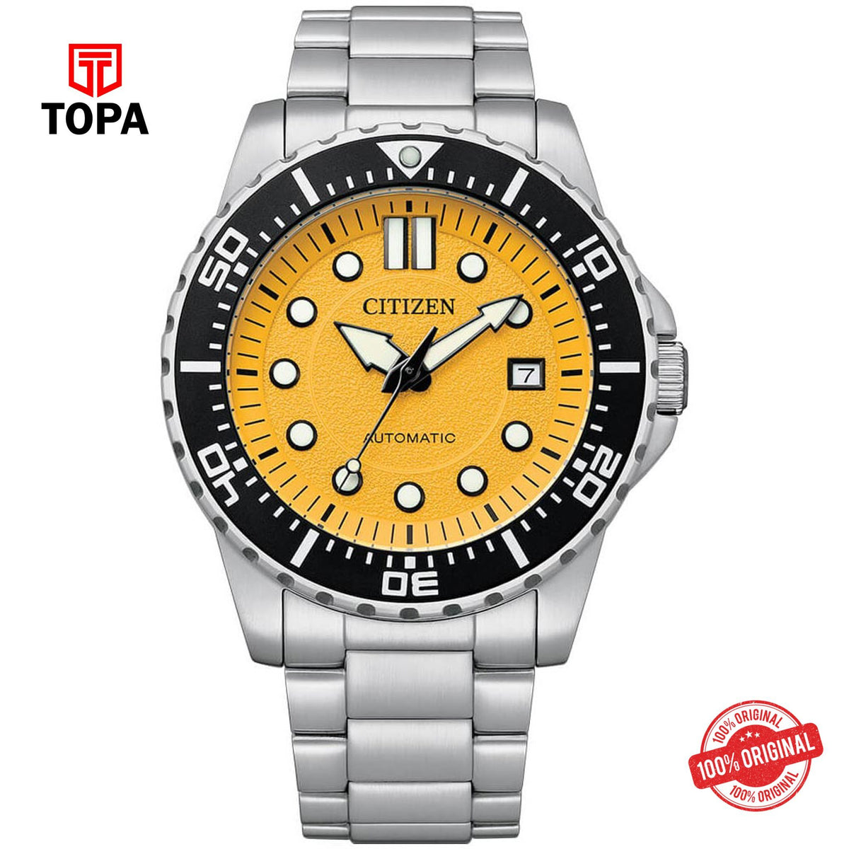 Topa Citizen-NJ0170-83Z-Metal-Band-Men-Watch - Product Image 1